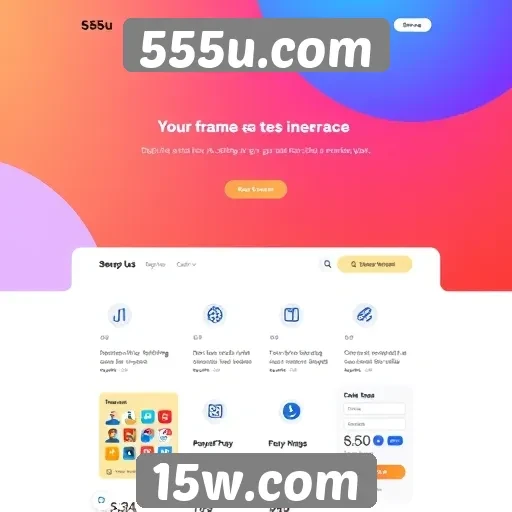 Interface e usabilidade do 555u.com para usuários